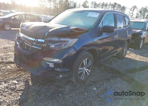2018 Honda Pilot Ex-L from USA, damaged, VIN 5FNYF5H52JB010045